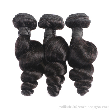 Wholesale 10A Grade Real Mink Brazilian Virgin Hair Unprocessed Virgin Brazilian Loose wave Human Hair Bundles